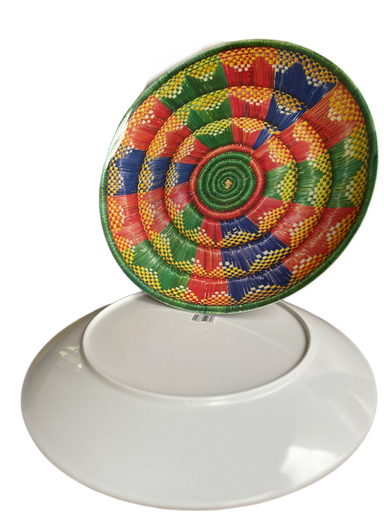 [8131] Mica Tray 18" Green